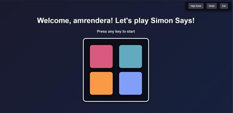 Simon Says Game